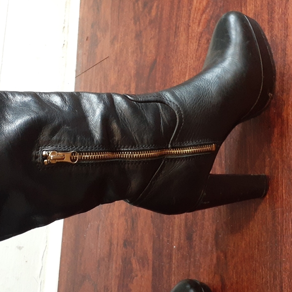 H&M leather boots size 38 us 7 - Picture 8 of 16